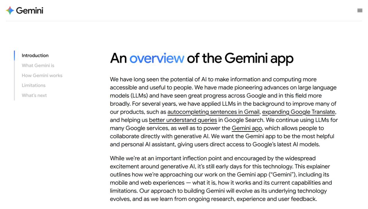 Gemini & Gemini Advanced preview