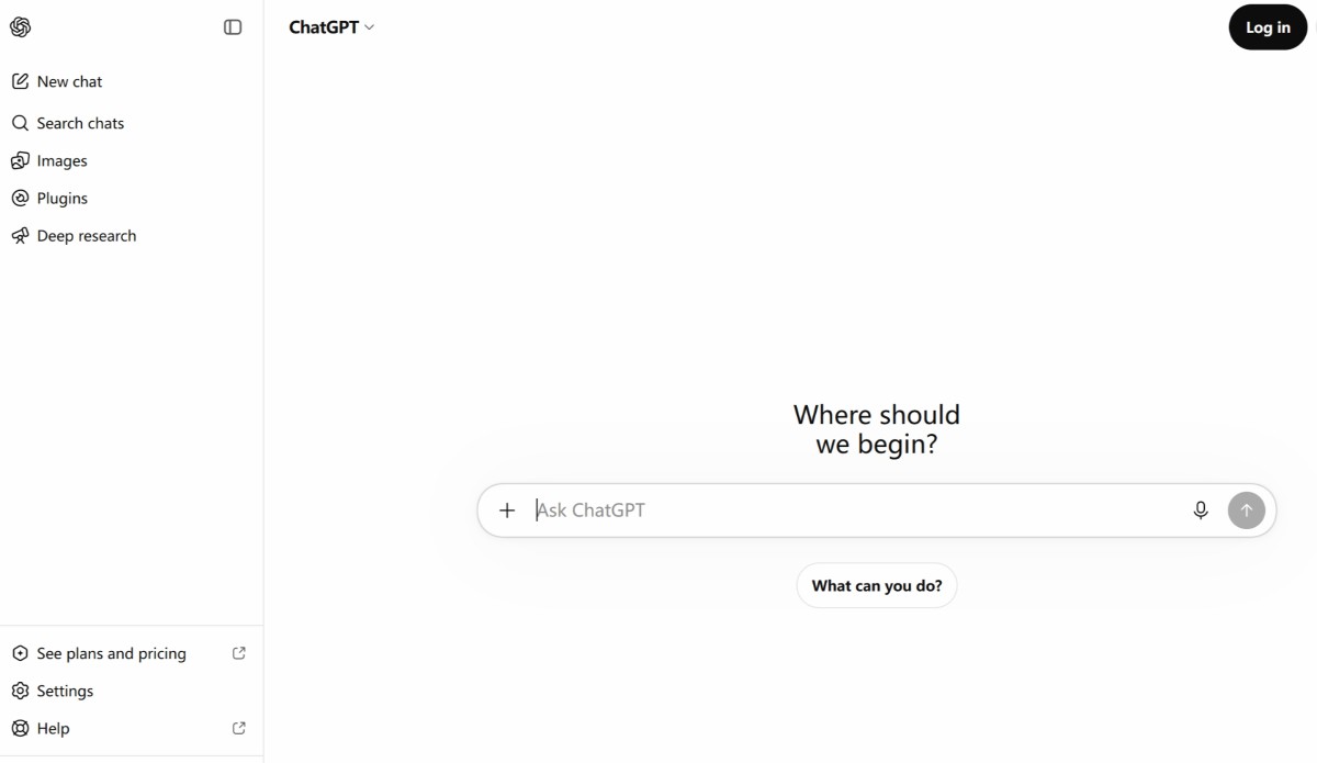 ChatGPT preview
