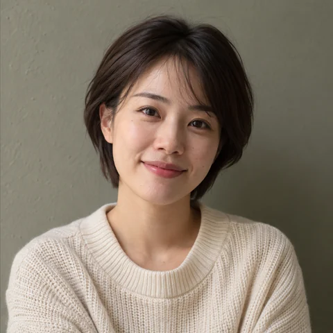 柔らかく暖かい光の同じポートレート