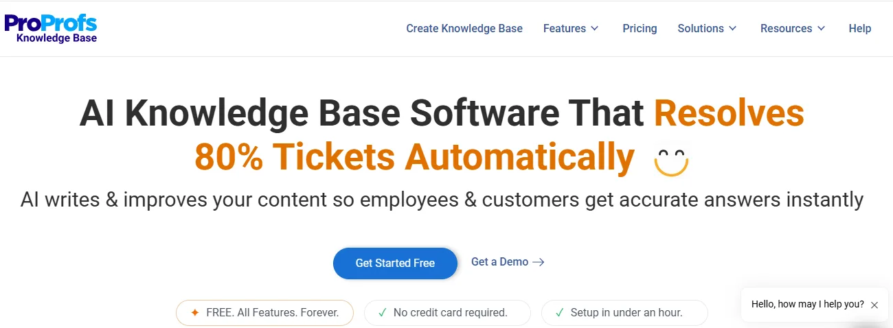 ProProfs Knowledge Base