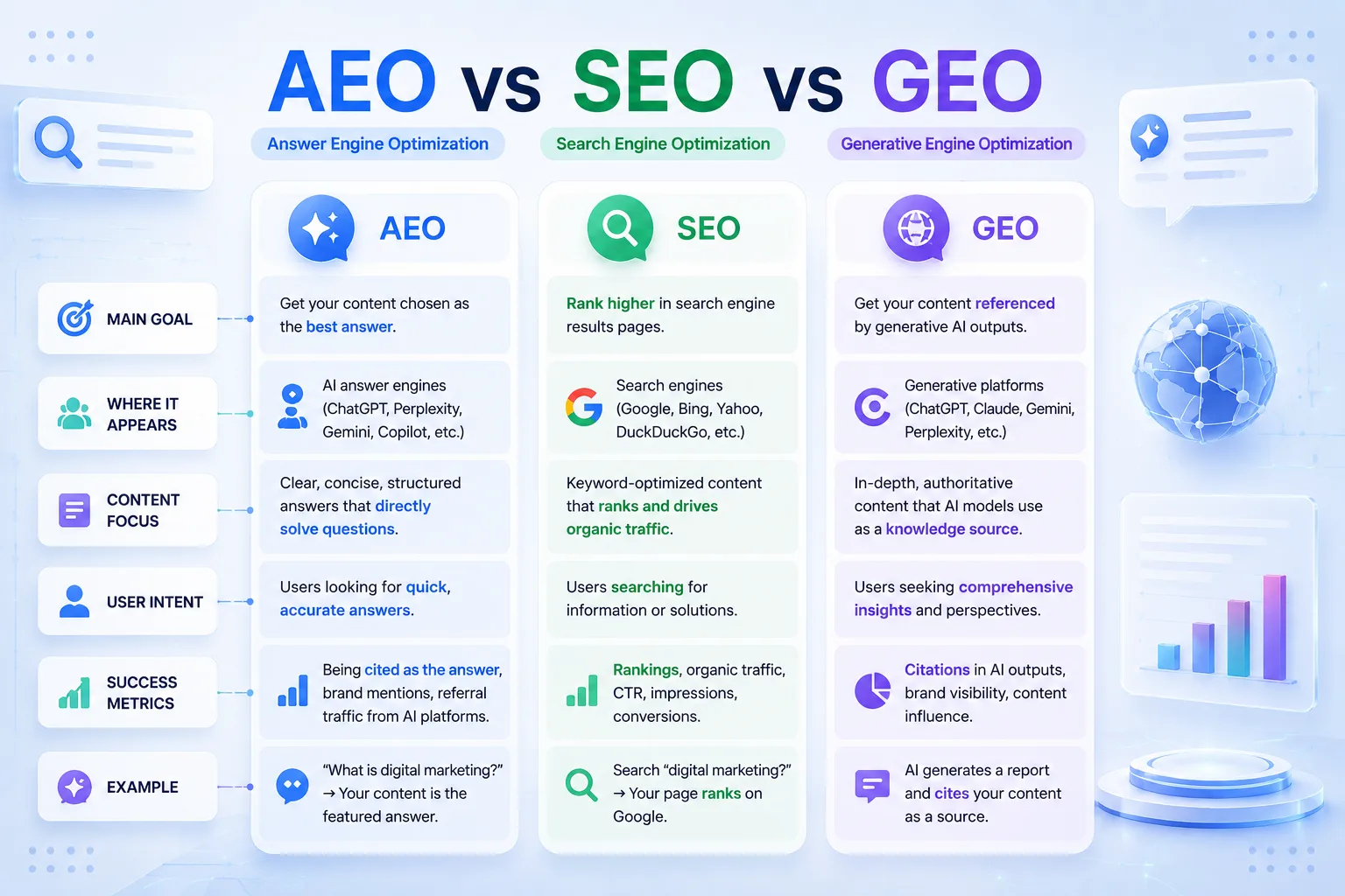 aeo vs seo vs geo