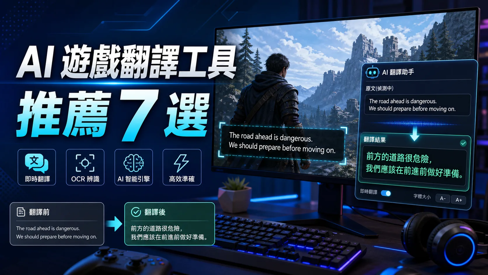 AI 遊戲翻譯工具推薦封面圖