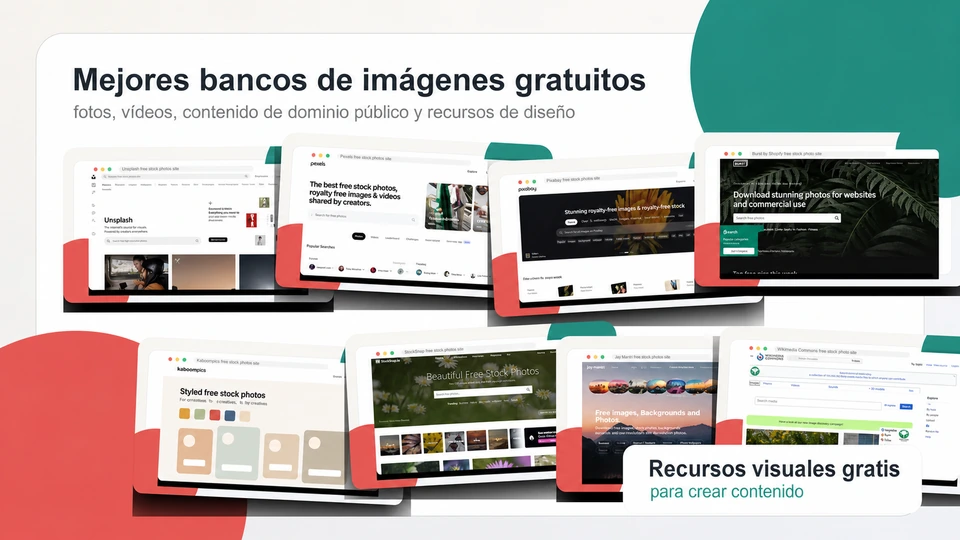 Los mejores bancos de imágenes gratuitos para fotos, vídeos y recursos de diseño