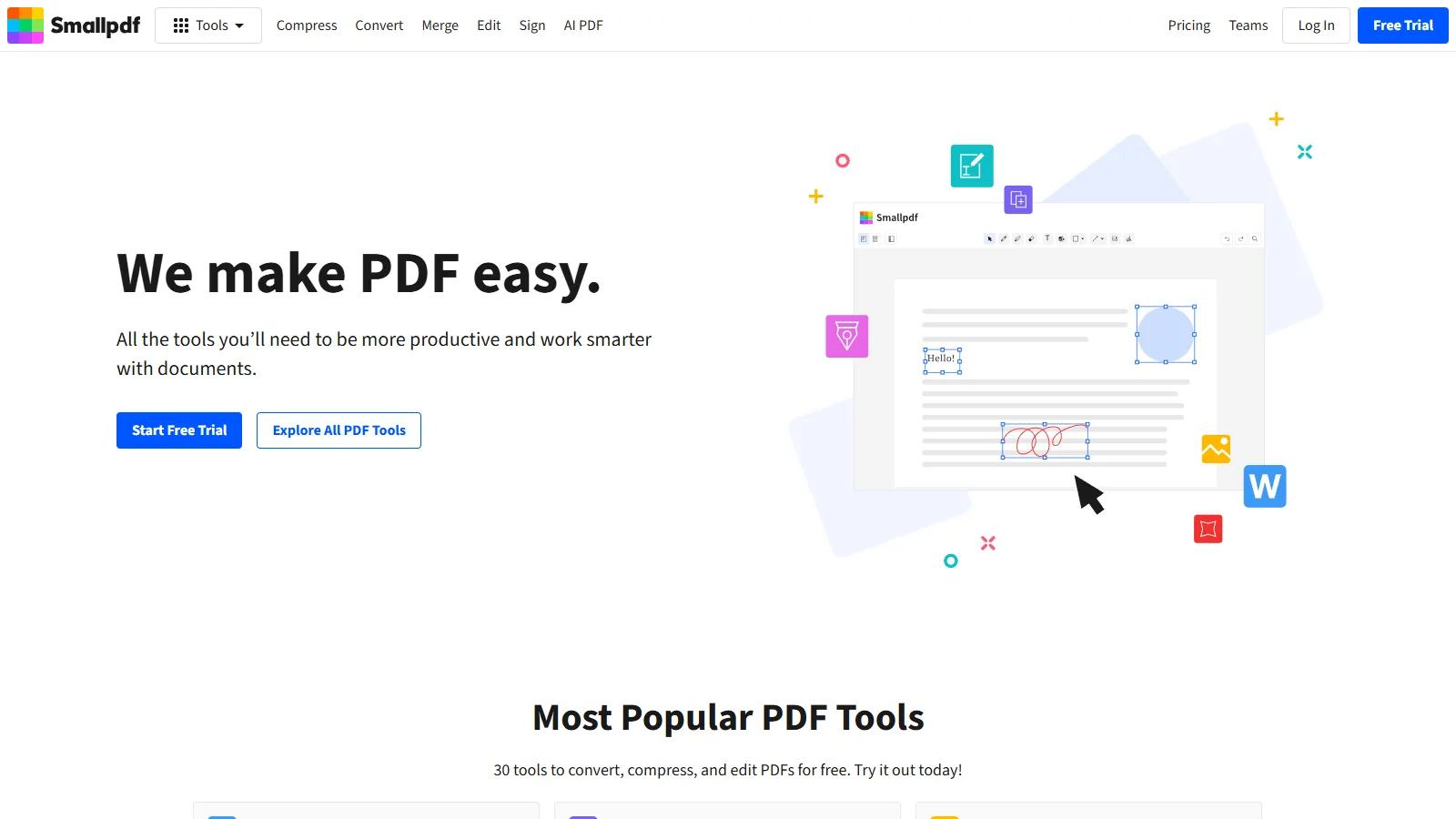 Smallpdf screenshot