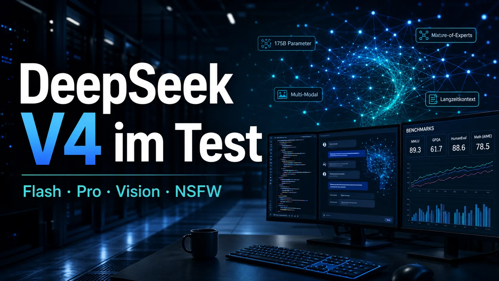 Titelbild zum DeepSeek V4 Test