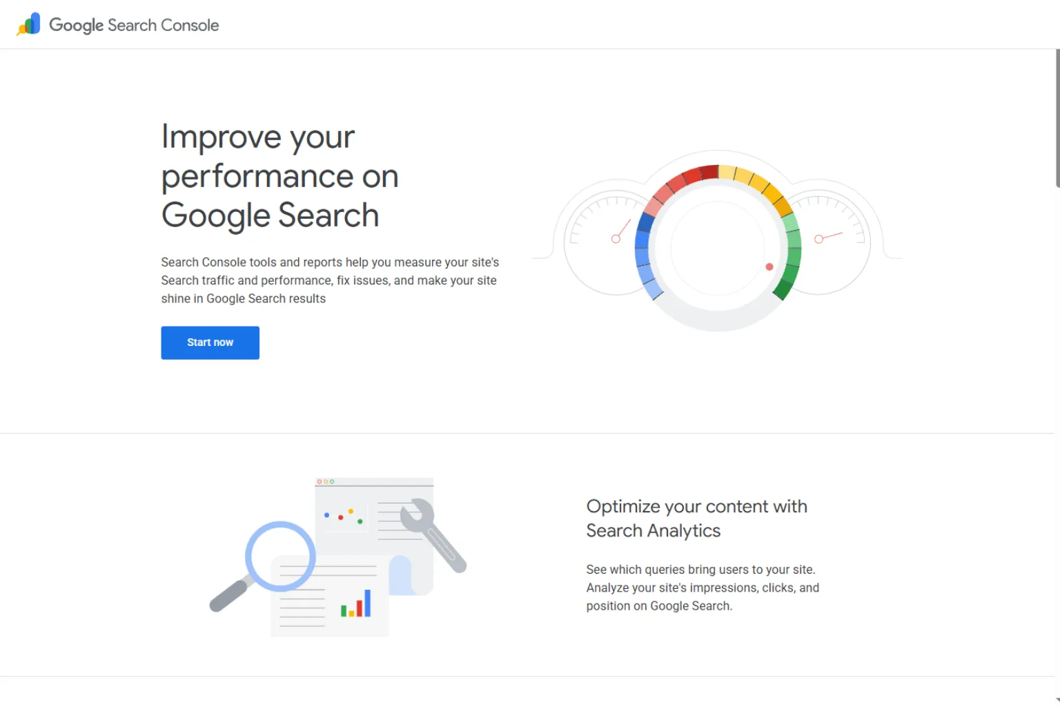 google search console