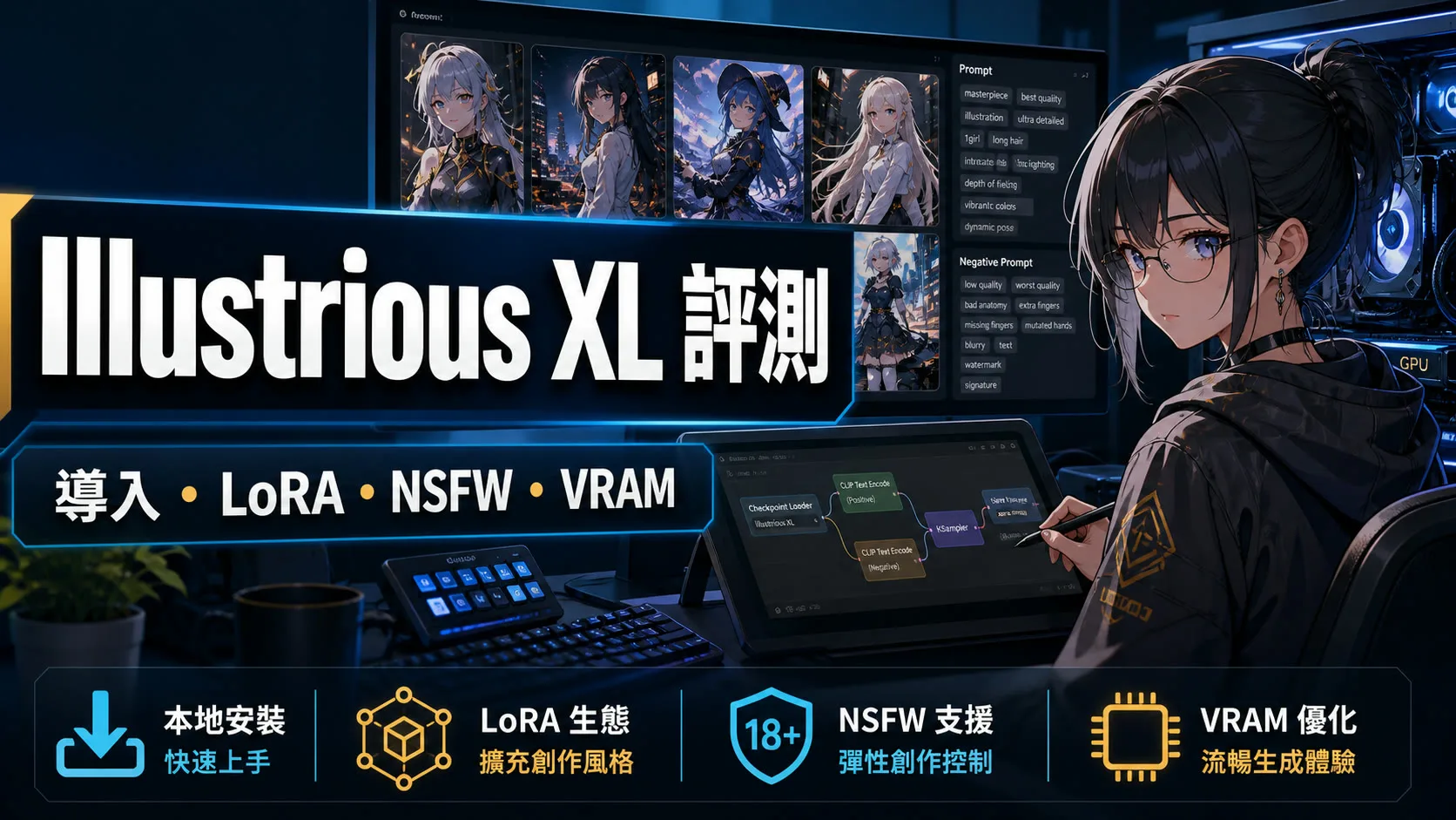 Illustrious XL 評測封面圖