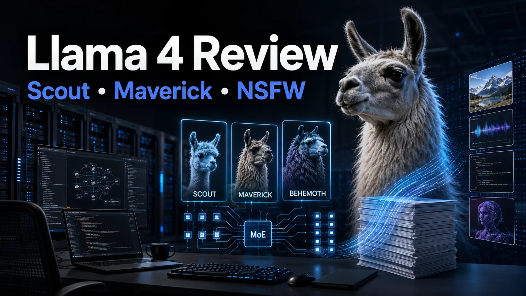 Llama 4 Review: Scout, Maverick, Behemoth, Local Deployment and NSFW Policy