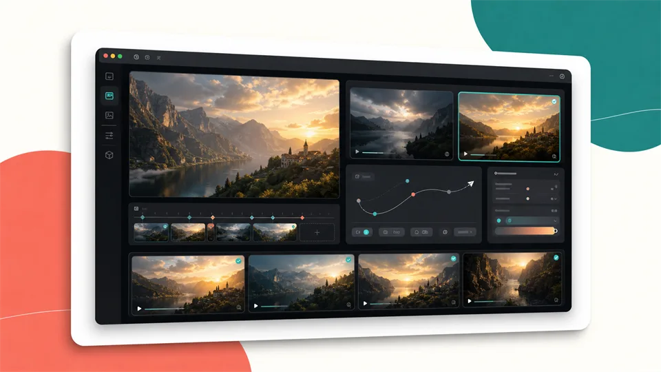 Luma Dream Machine image to video AI interface