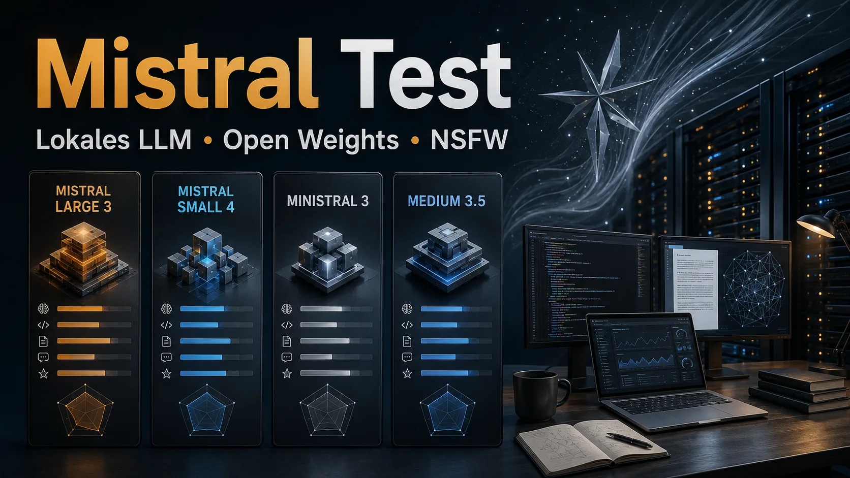 Mistral AI Test: lokale Modelle, Large 3, Small 4 und NSFW-Politik