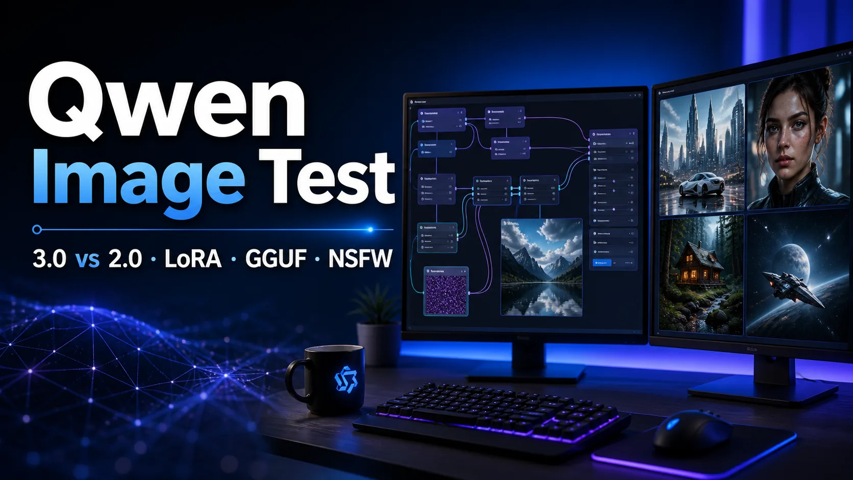 Qwen Image Test: 3.0 vs. 2.0, LoRA/GGUF und NSFW