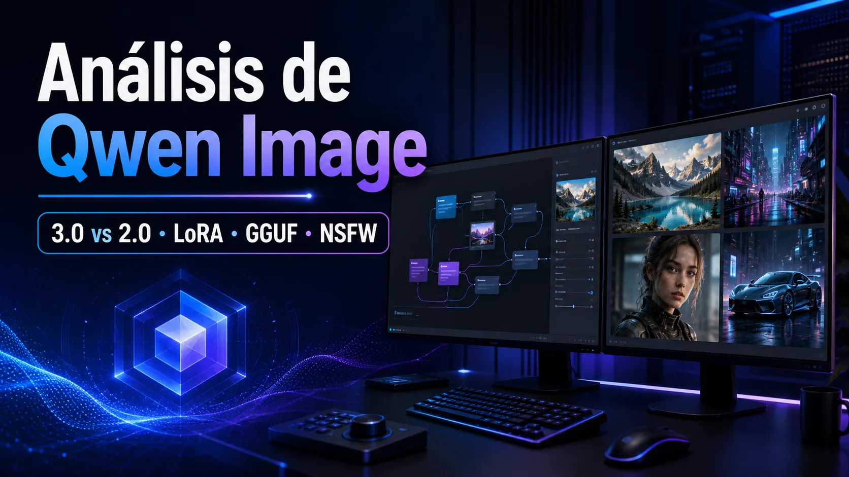 Análisis de Qwen Image: 3.0 vs 2.0, LoRA/GGUF y soporte NSFW