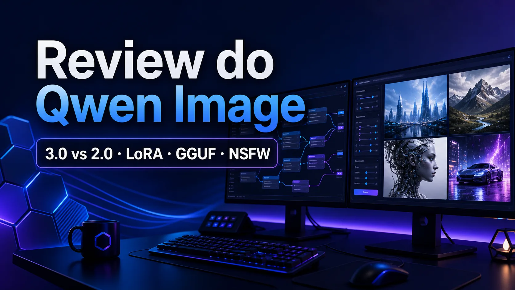Capa do review do Qwen Image