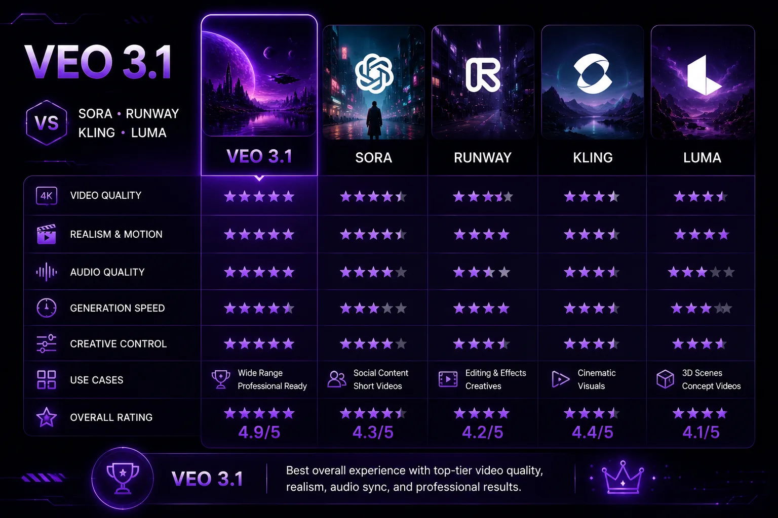 veo vs others