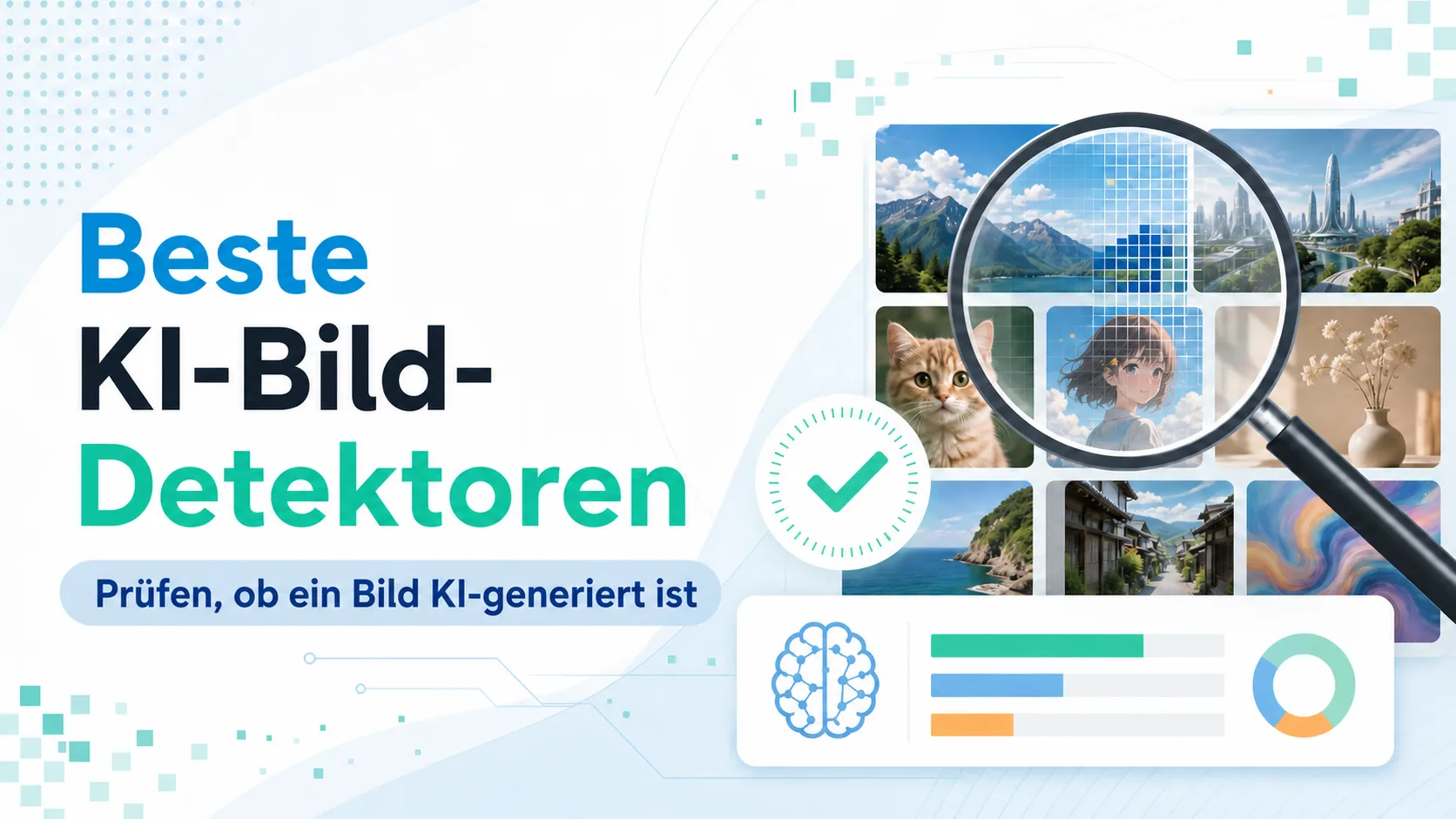 Beste KI-Bild-Detektoren: Tools zum Prüfen von KI-generierten Bildern