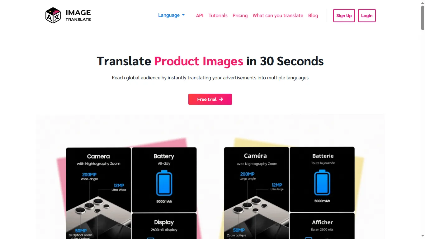 ImageTranslate screenshot