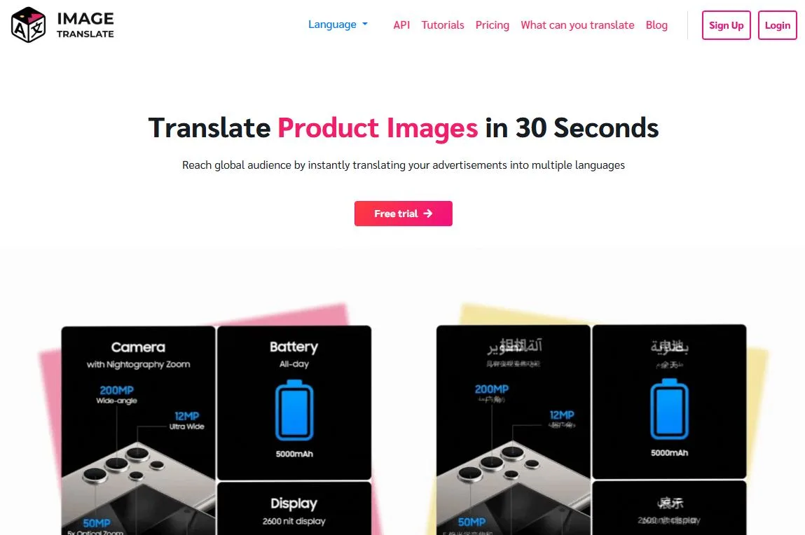 ImageTranslate screenshot