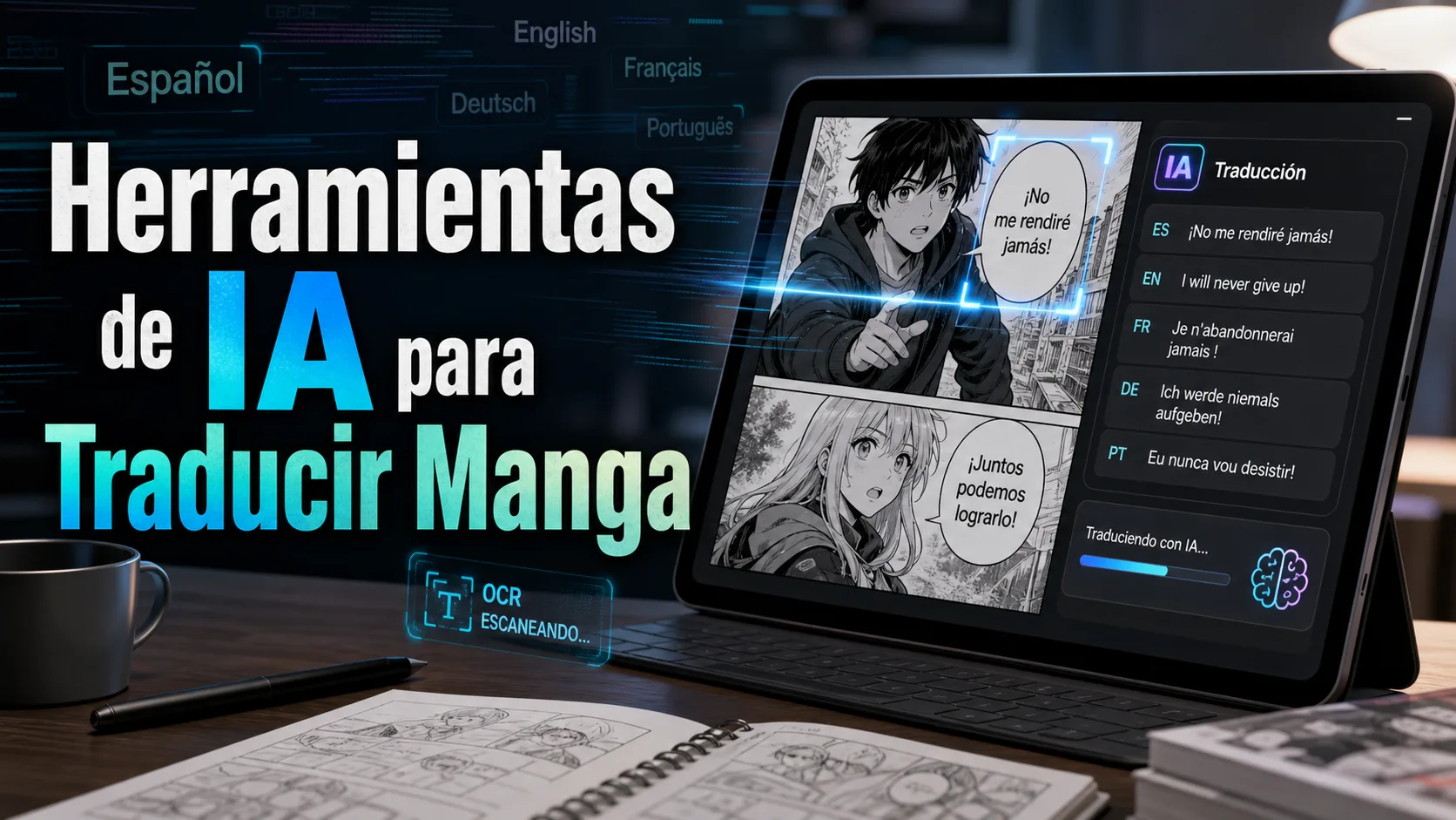 Mejores herramientas de IA para traducir manga y webtoons