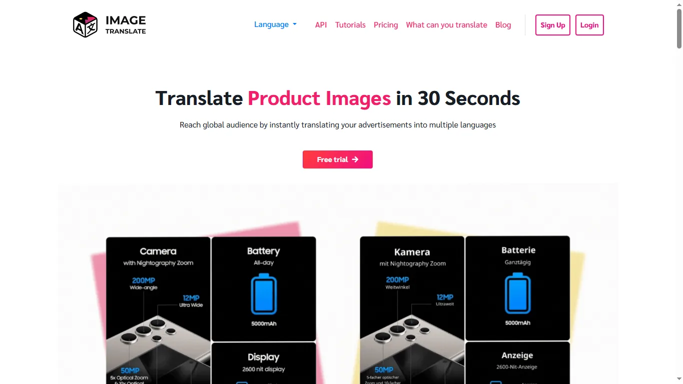 ImageTranslate screenshot