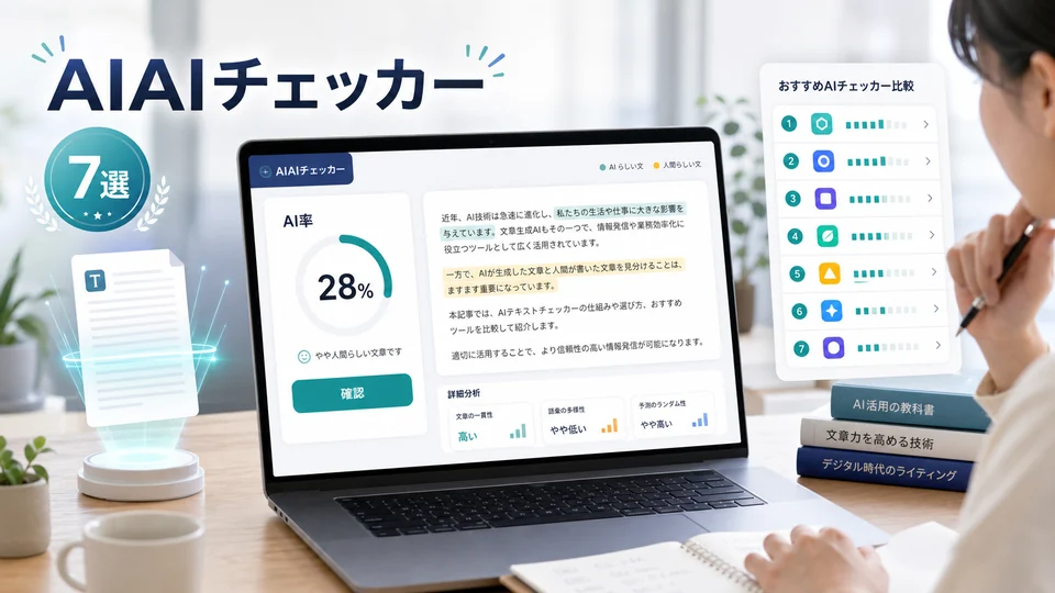AIチェッカーとは？AIチェッカーおすすめ7選と正しい使い方