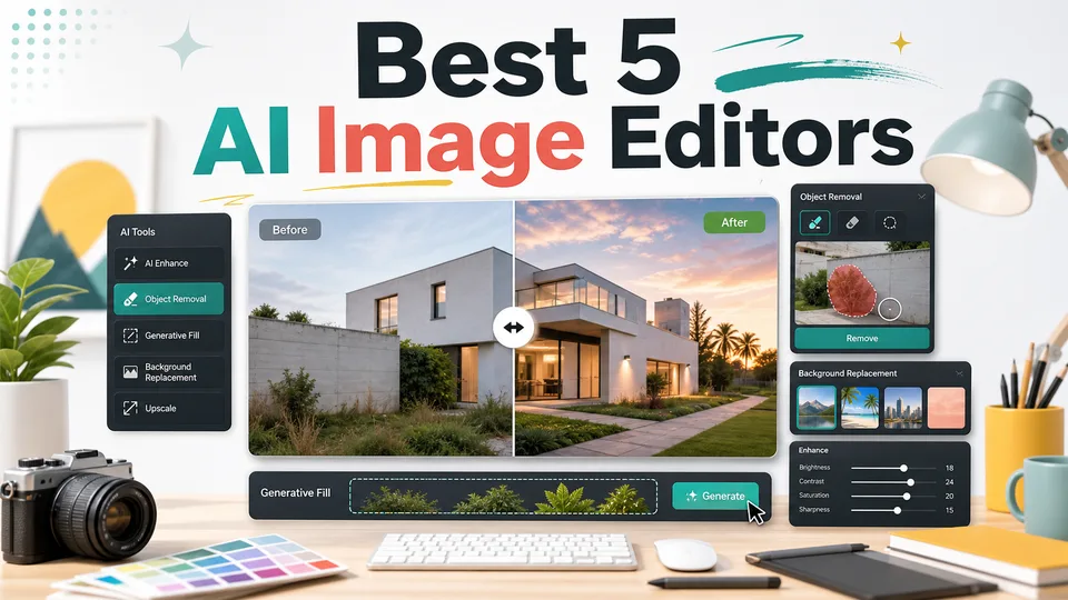 Best 5 AI Image Editors in 2026