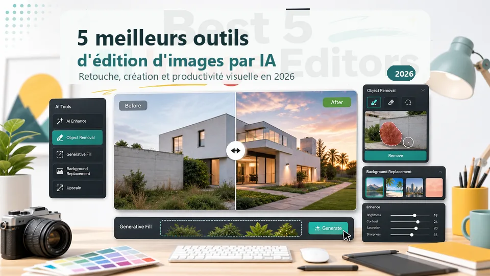 Les 5 meilleurs outils d’édition d’images par IA en 2026