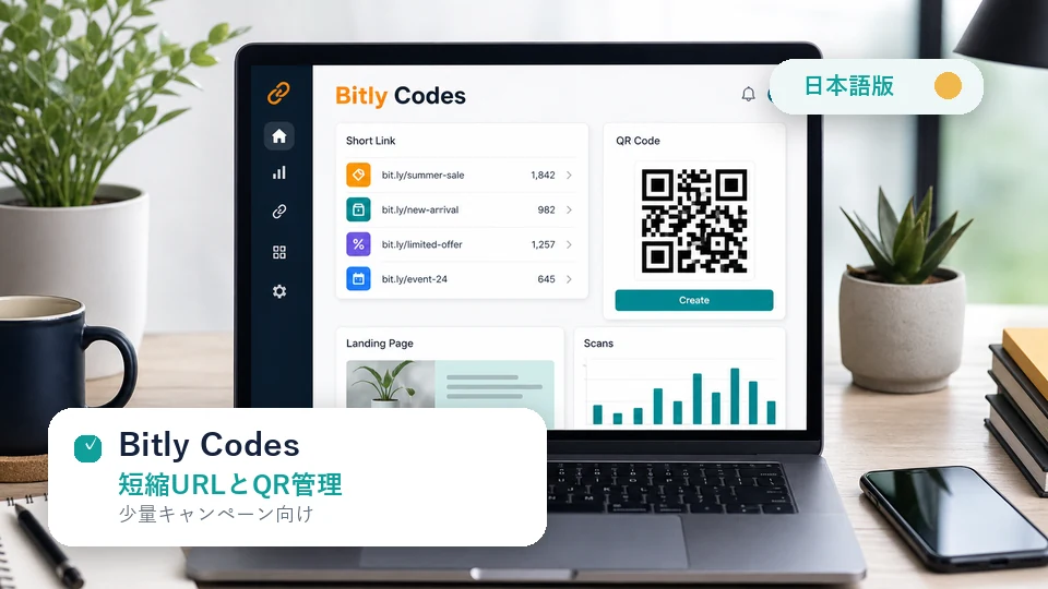 Bitly 無料QRコード作成ツール