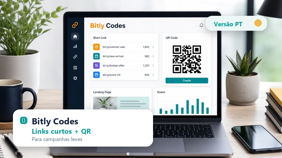 Bitly gerador de QR Code grátis