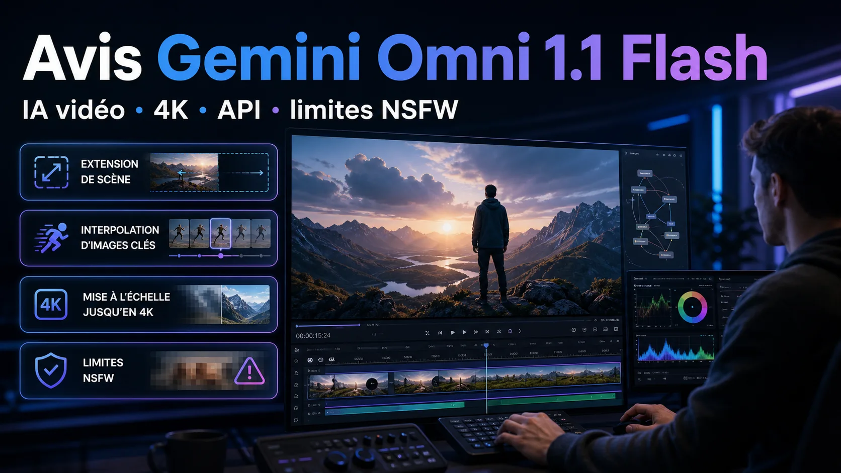 Avis Gemini Omni 1.1 Flash : IA vidéo Google, 4K, API et limites NSFW