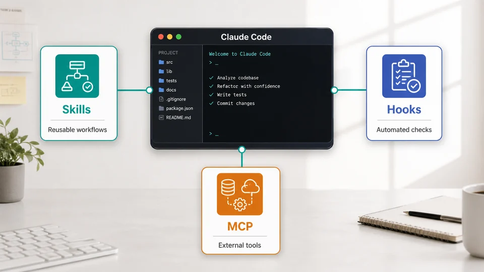 Claude Code extensions map