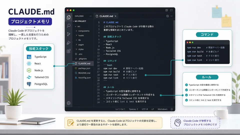 CLAUDE.mdの例