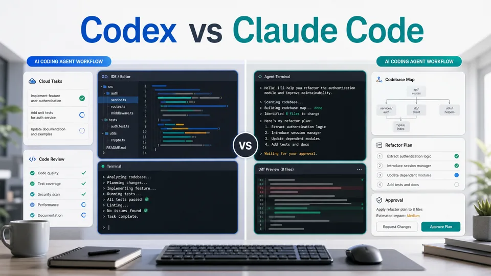 Codex vs Claude Code：兩款 AI 程式設計代理完整比較