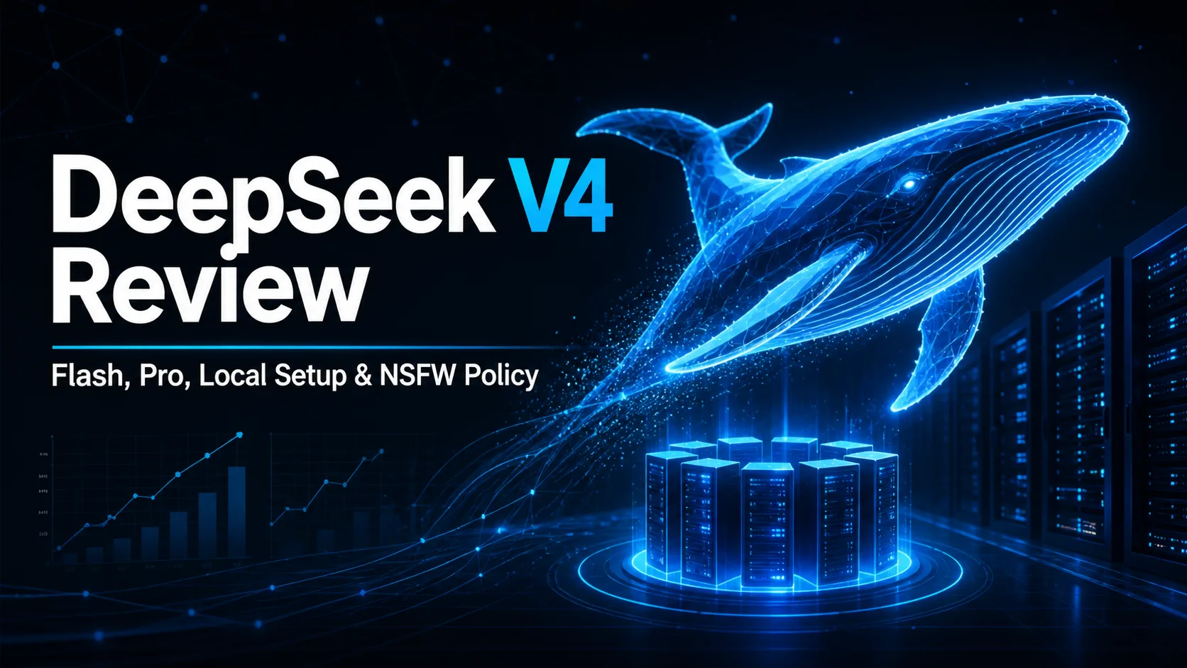 DeepSeek V4 Review cover image for Flash Pro local setup and NSFW policy