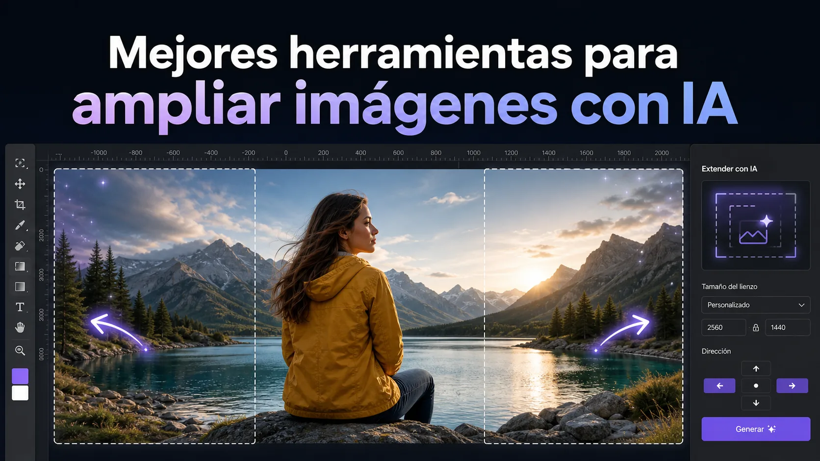 Mejores herramientas para ampliar imágenes con IA: outpainting y expansión de fotos