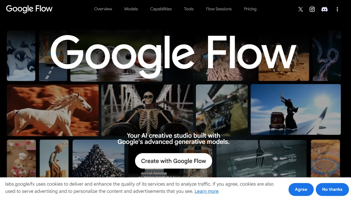 Google Flow screenshot