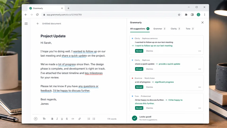 Grammarly Chrome extension