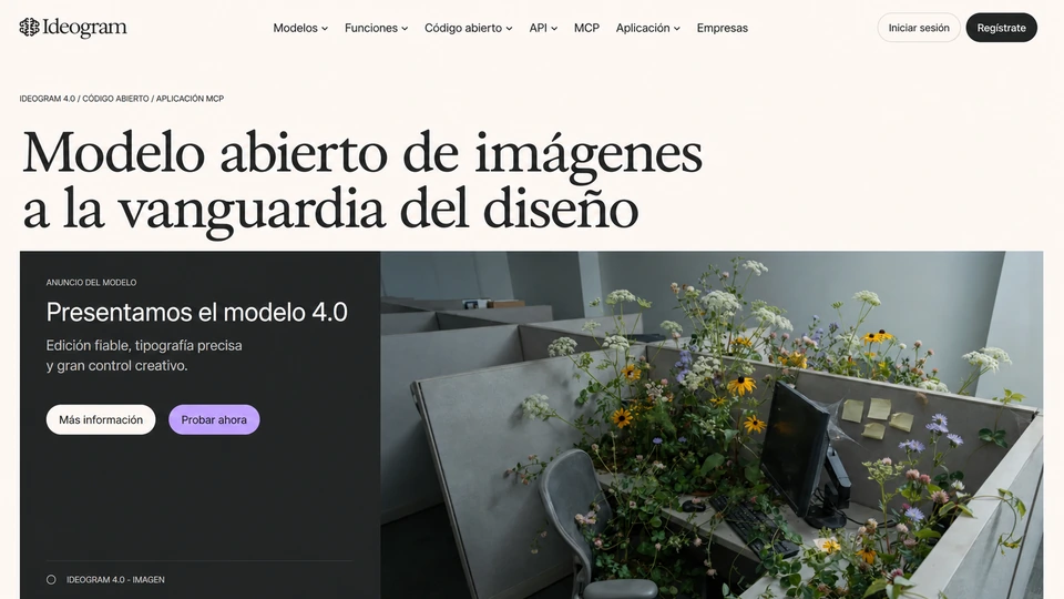 Ideogram para generar carteles con texto