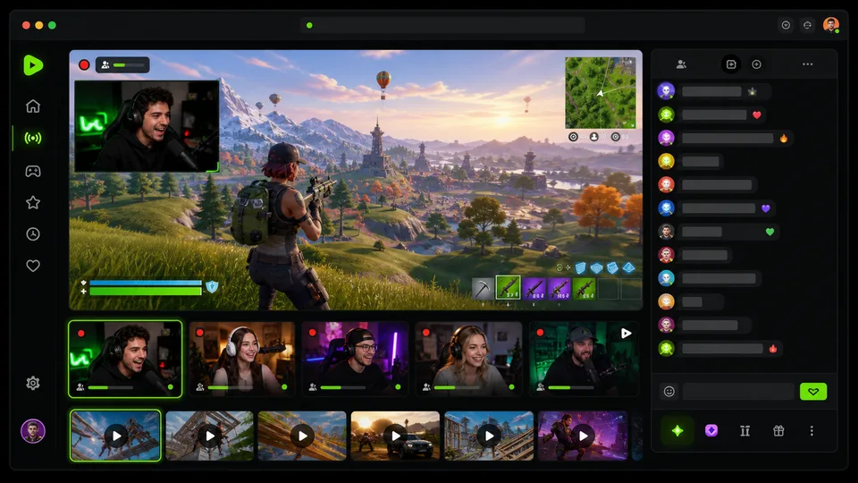Watch Fortnite livestreams on Kick