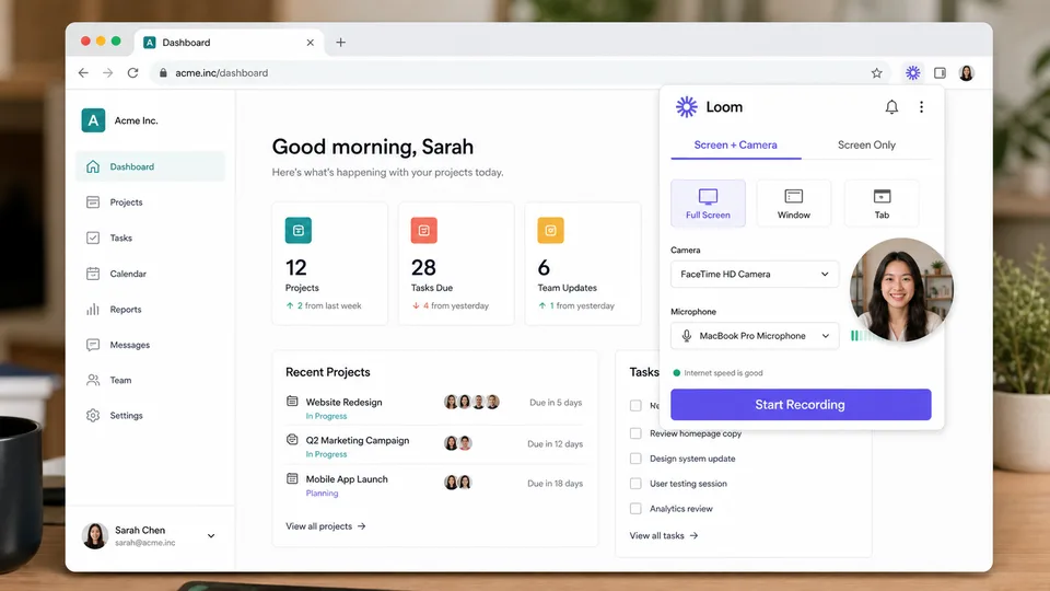 Loom Chrome extension