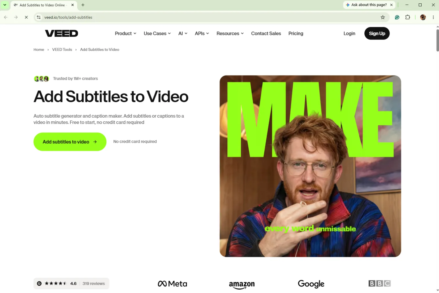 VEED screenshot