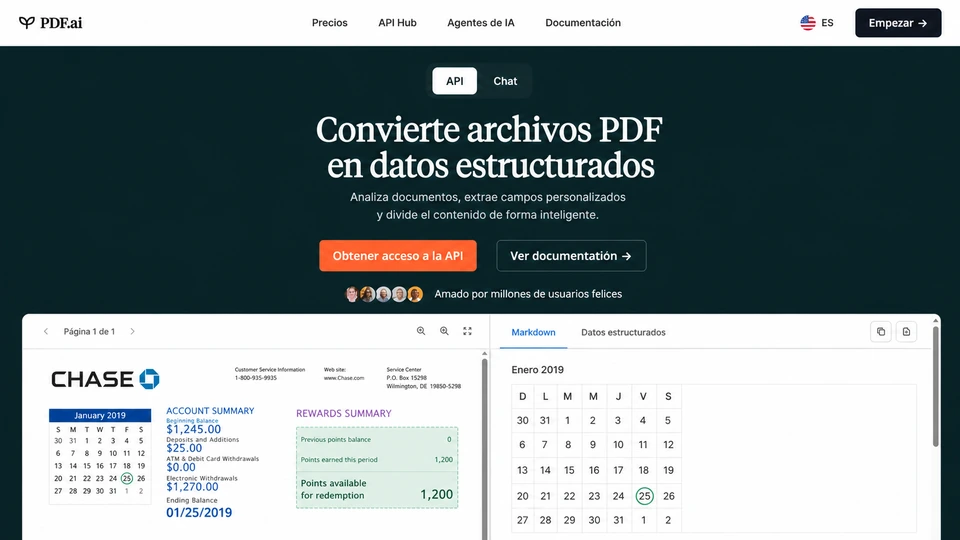 PDF.ai para resumir y consultar archivos PDF