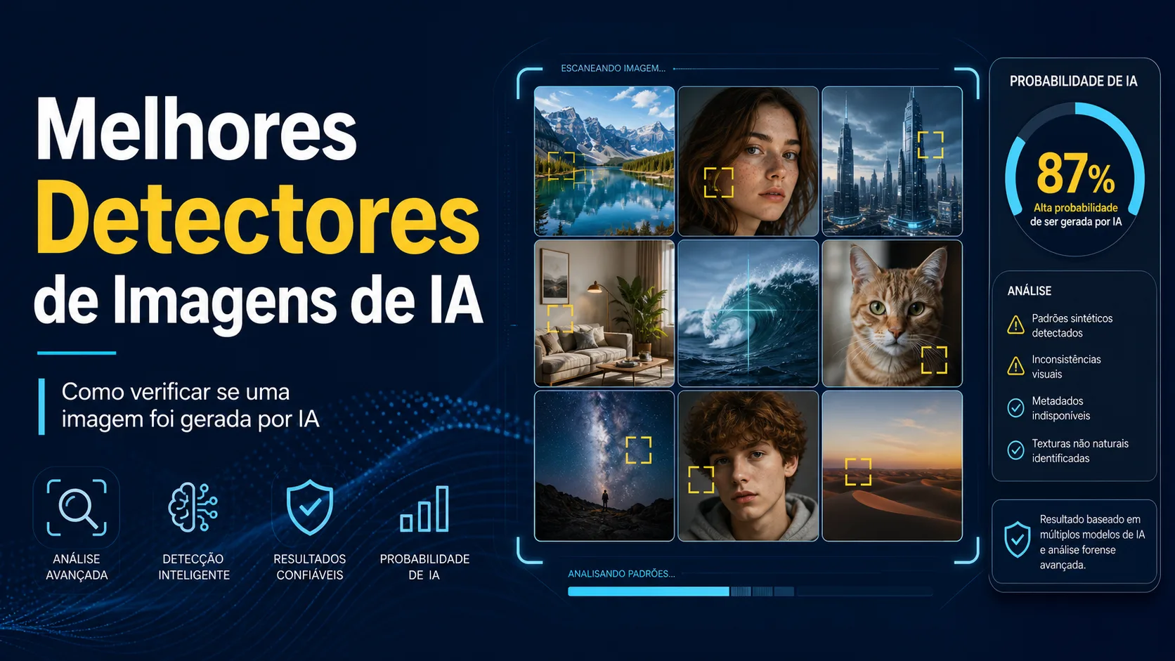 Melhores Detectores de Imagens de IA: como verificar se uma imagem foi gerada por IA