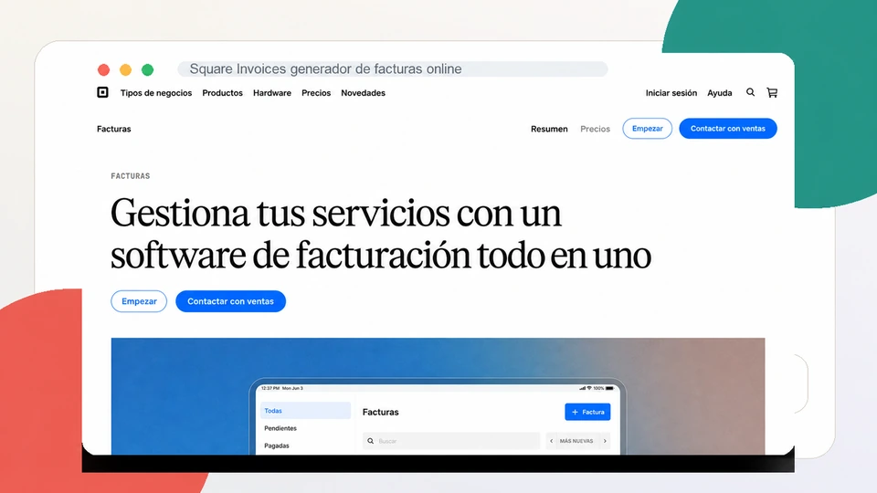 Square Invoices en español