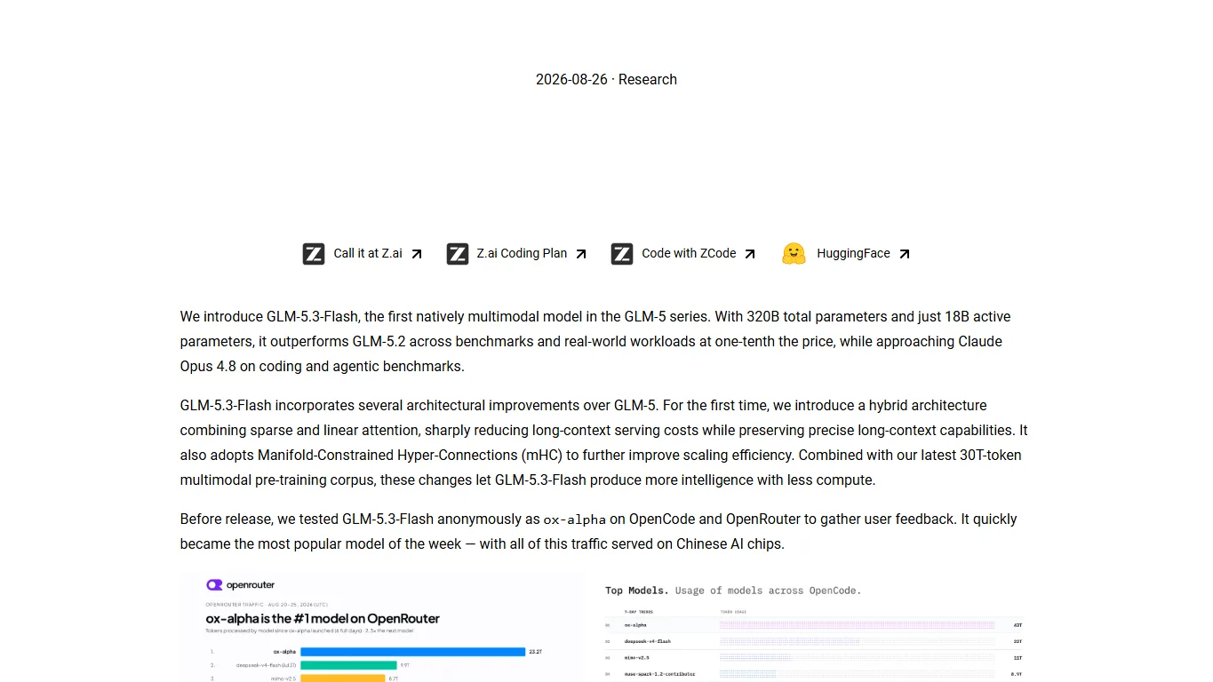 Z.ai GLM-5.3-Flash