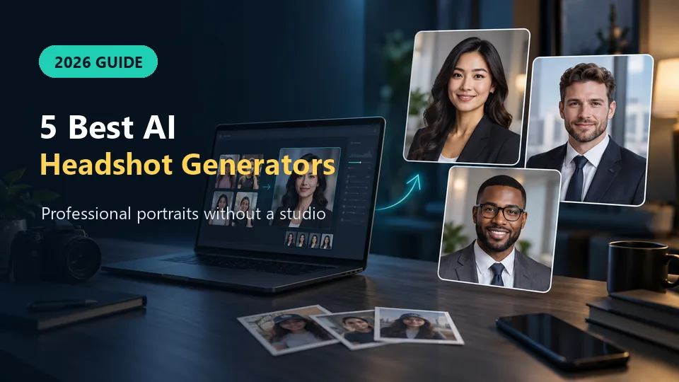 Five best AI headshot generators in 2026