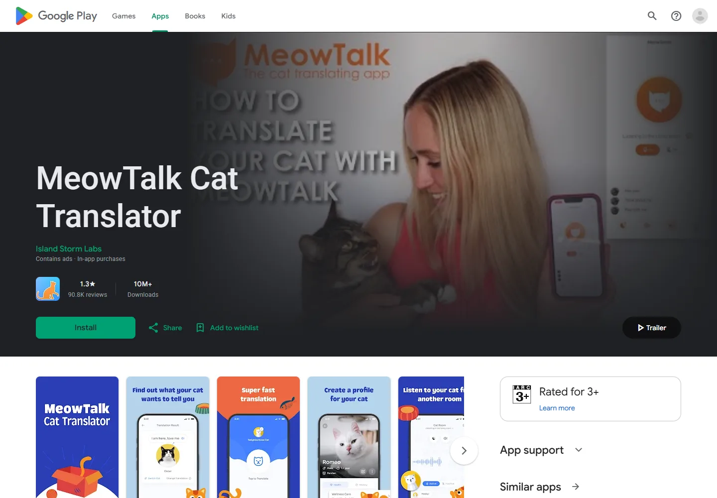 MeowTalk Cat Translator on Google Play