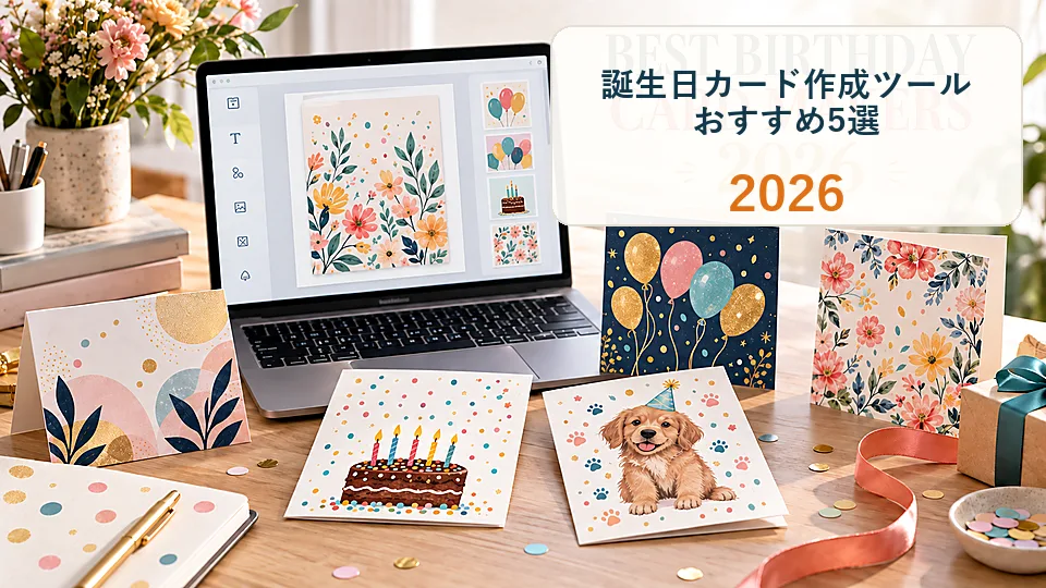 2026年おすすめ誕生日カード作成ツール