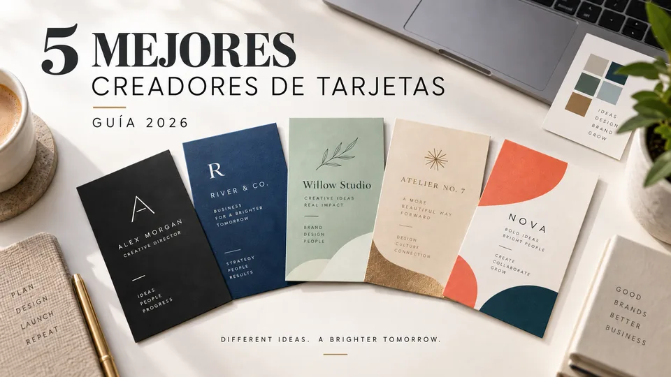 Los 5 mejores creadores de tarjetas de visita de 2026