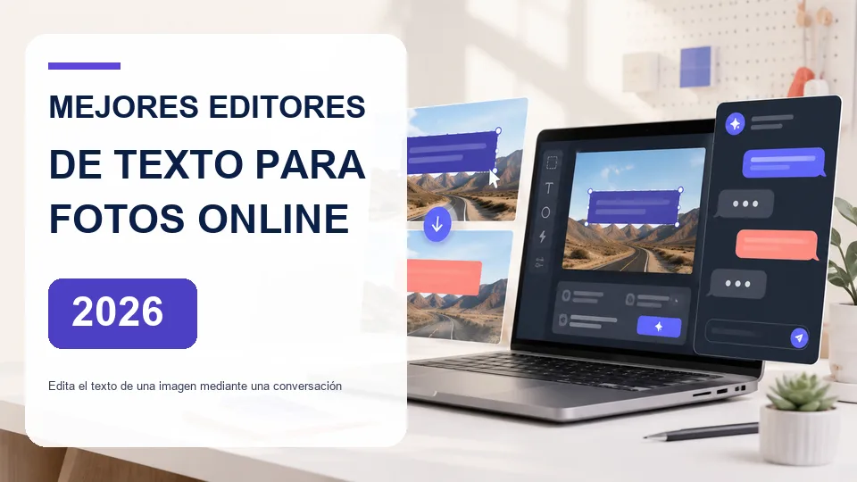 Los 5 mejores editores de texto para fotos online de 2026