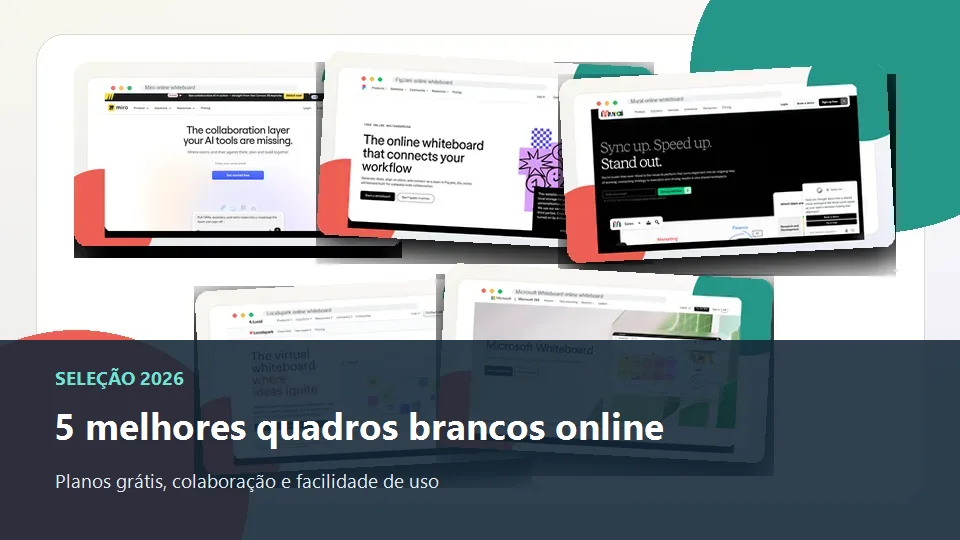 5 melhores quadros brancos online de 2026: comparação